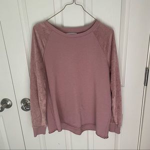 Pink long sleeve shirt